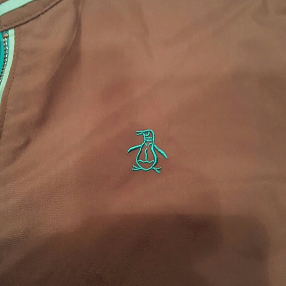 Original Penguin Boys Spring Jacket. Grey and Turquoise. Size 5/6 - Picture 6 of 8